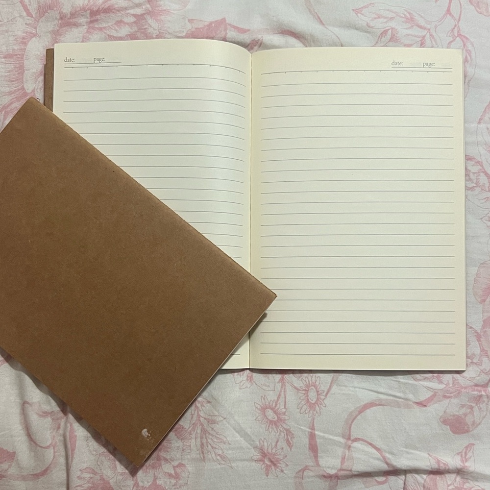 Everything Blooms Brown Journal Notebook - Inspirational Floral Cover - Picture 3 of 4